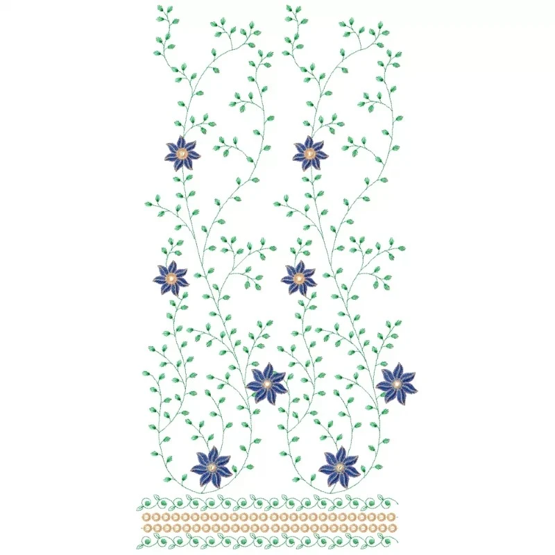 Large Hoop Star Floral Embroidery Machine Design Large Hoop Star Floral Embroidery Machine Design