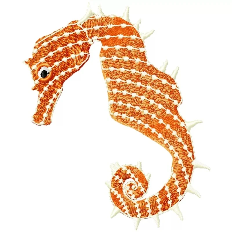 Sea Horse Machine Embroidery Design