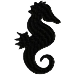 Sea Hourse Sillhouette Embroidery Design