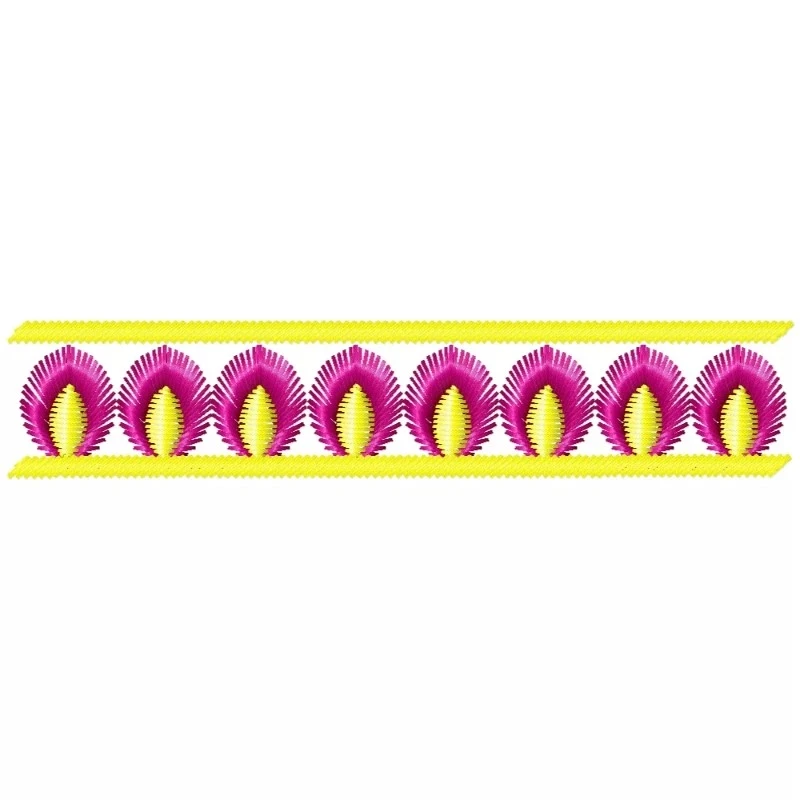 Seamless Border Embroidery Design Seamless Border Embroidery Design