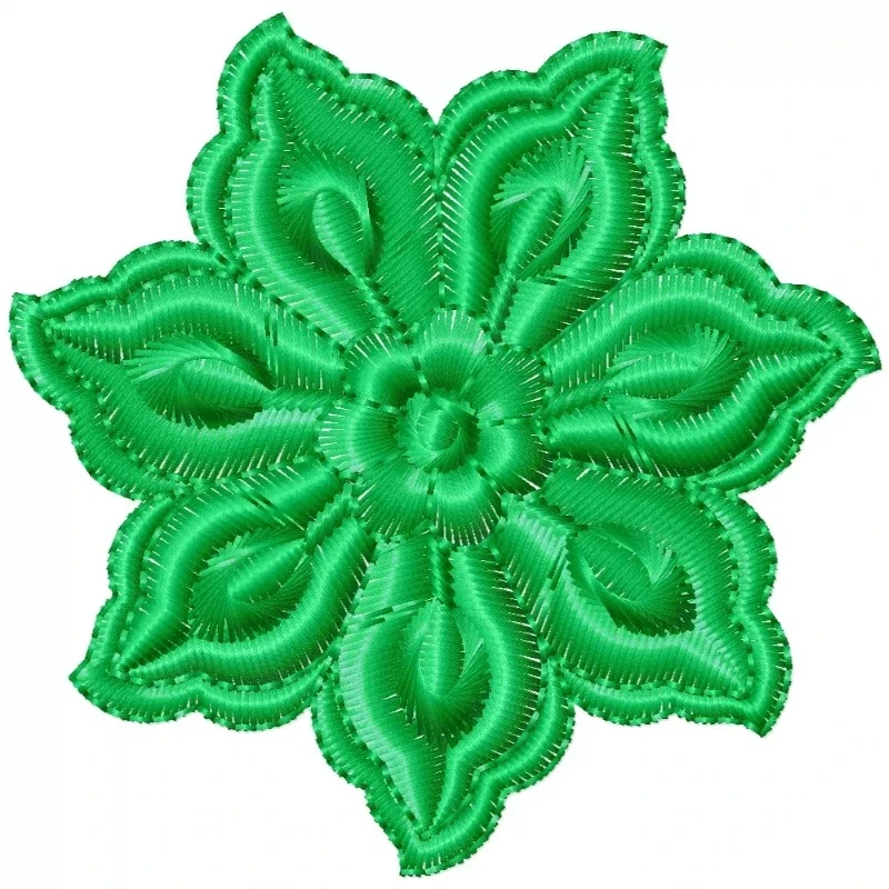 Single Color Floral Embroidery Design For Your Machine