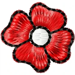 Small Flower For Machine Embroidery