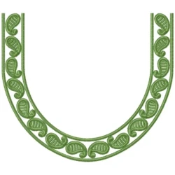 Small Neckline Embroidery Design Pattern