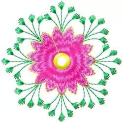 Special Floral Machine Embroidery Design