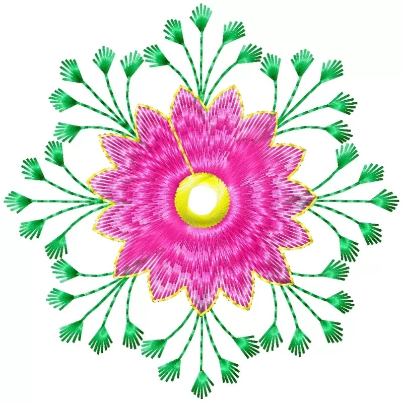 Special Floral Machine Embroidery Design Special Floral Machine Embroidery Design