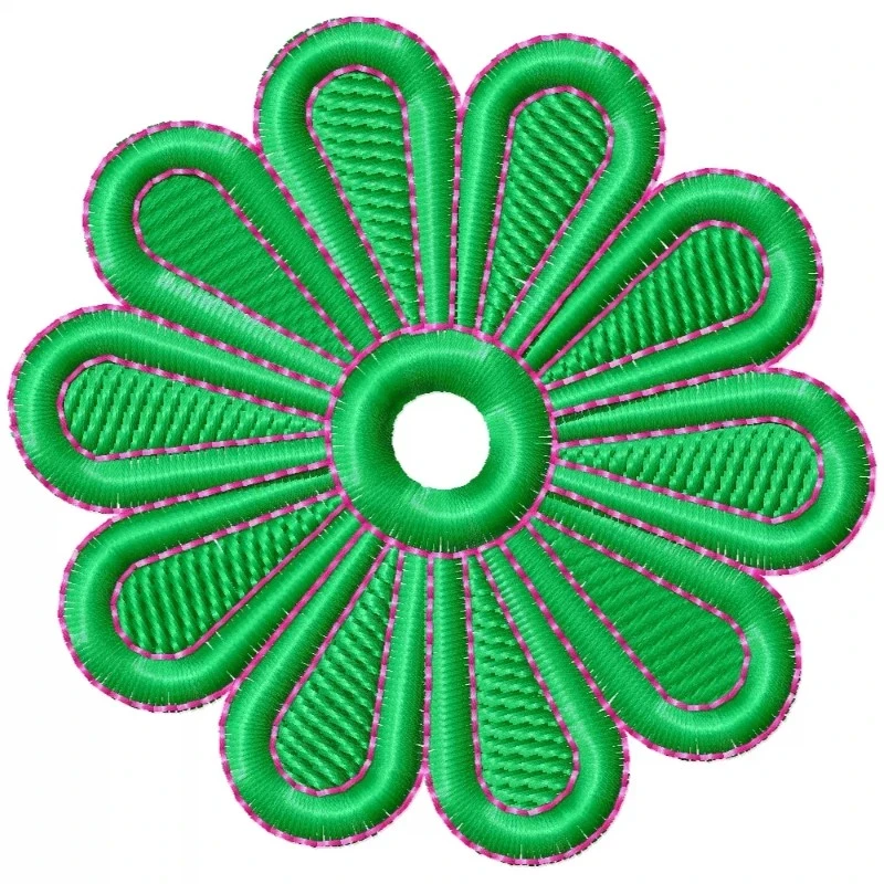 SSimple Flower Machine Embroidery Design SSimple Flower Machine Embroidery Design