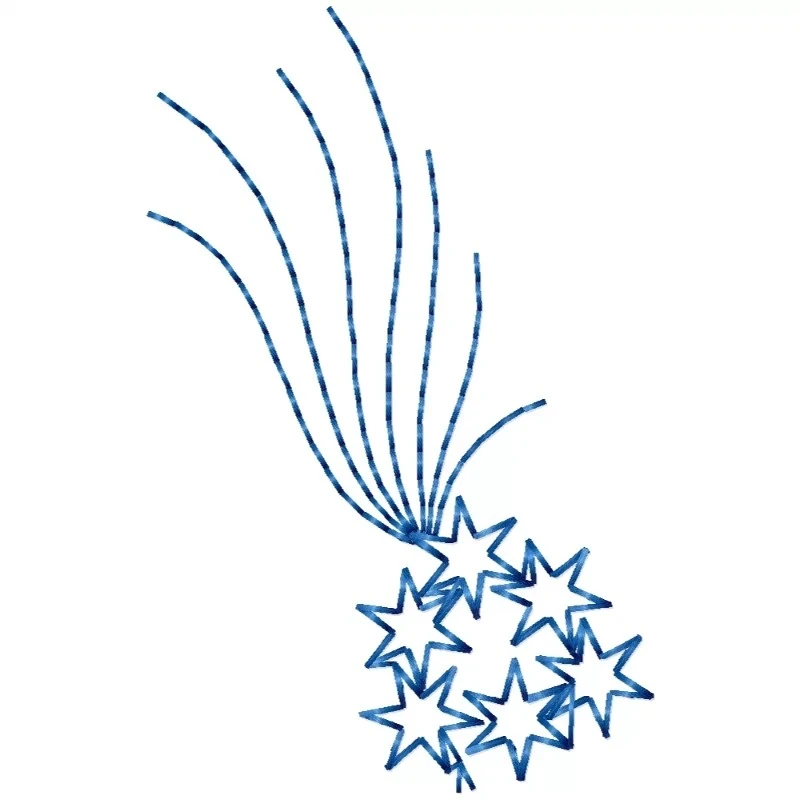 Star Flora Machine Embroidery Design Pattern