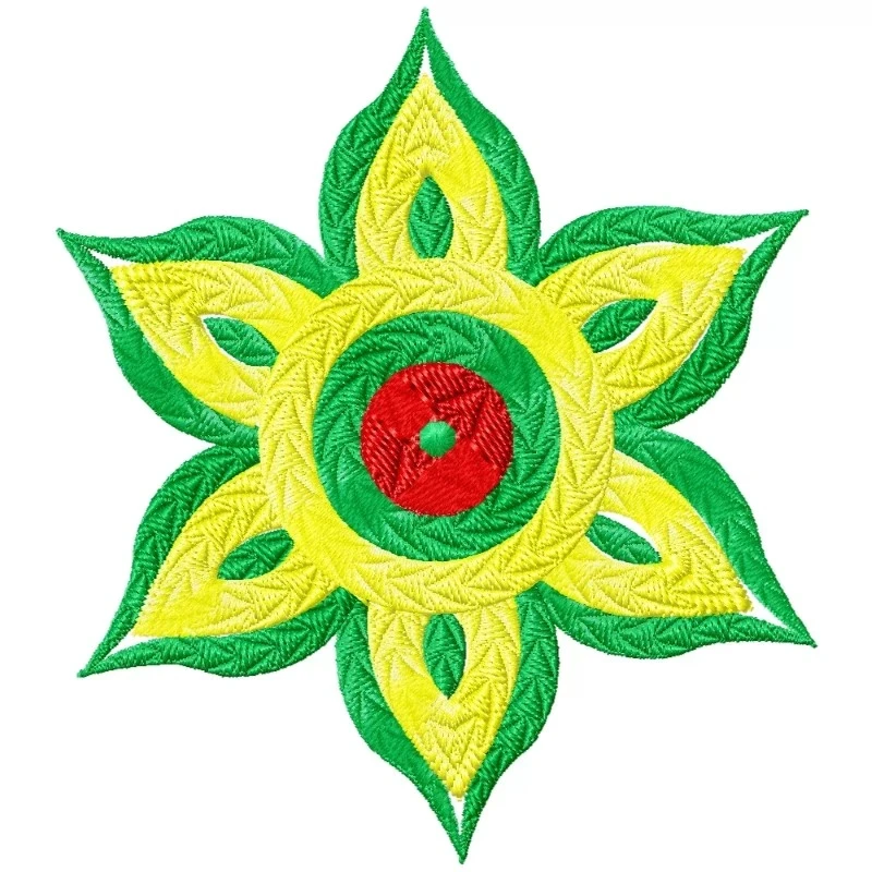 Star Floral Indian Embroidery Design Star Floral Indian Embroidery Design