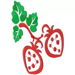 Stawberry Fruit Embroidery Design