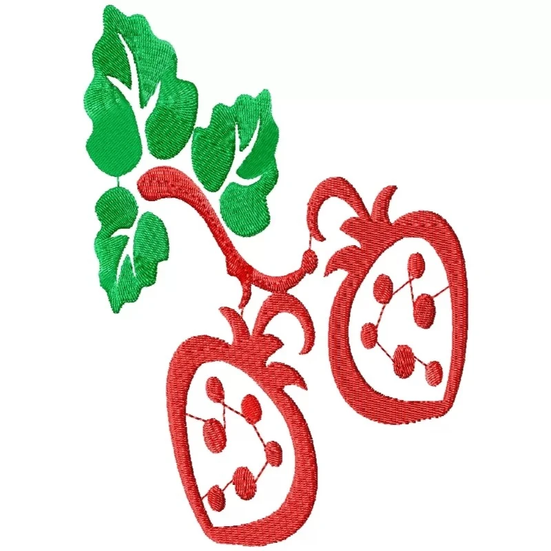 Stawberry Fruit Embroidery Design Stawberry Fruit Embroidery Design