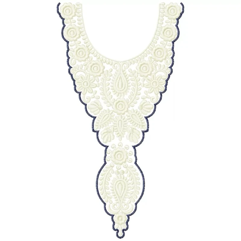 Surat Neckline Embroidery Design