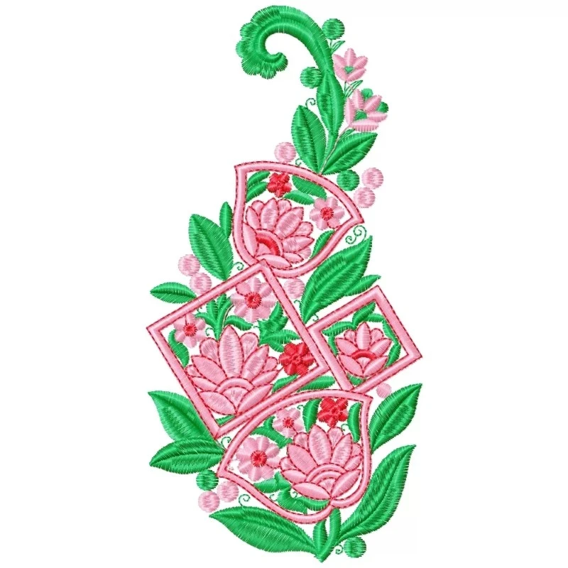 Table Decor Floral Embroidery Design Table Decor Floral Embroidery Design