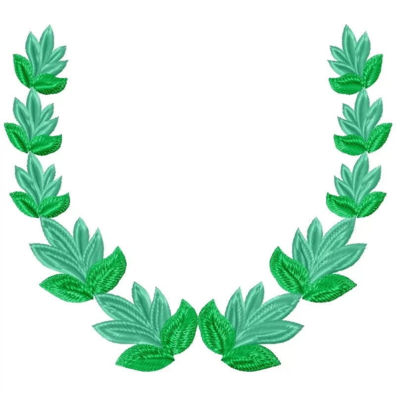 The Laurel Wreath Machine Embroidery Design The Laurel Wreath Machine Embroidery Design