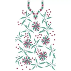 The New Traditional Full Embroidery Dress Design
