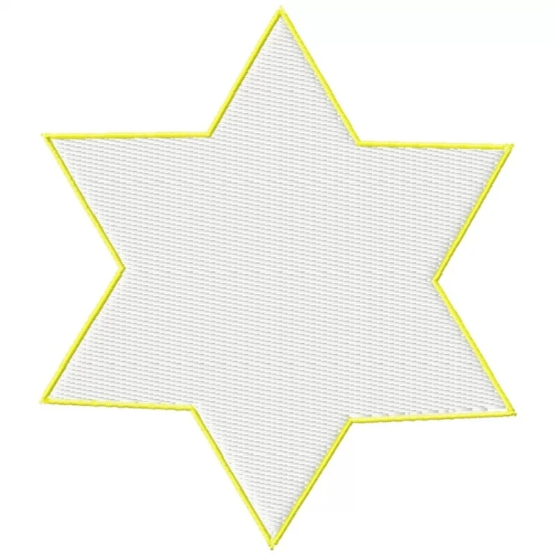 The Star of David Embroidery Design The Star of David Embroidery Design