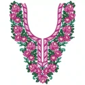 Latest Neckline Embroidery Design