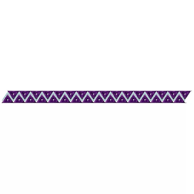 Triange Continous Embroidery Design Border