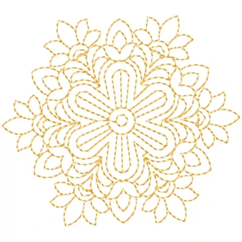 Triple Run Decor Outline Work Design Triple Run Decor Outline Work Design