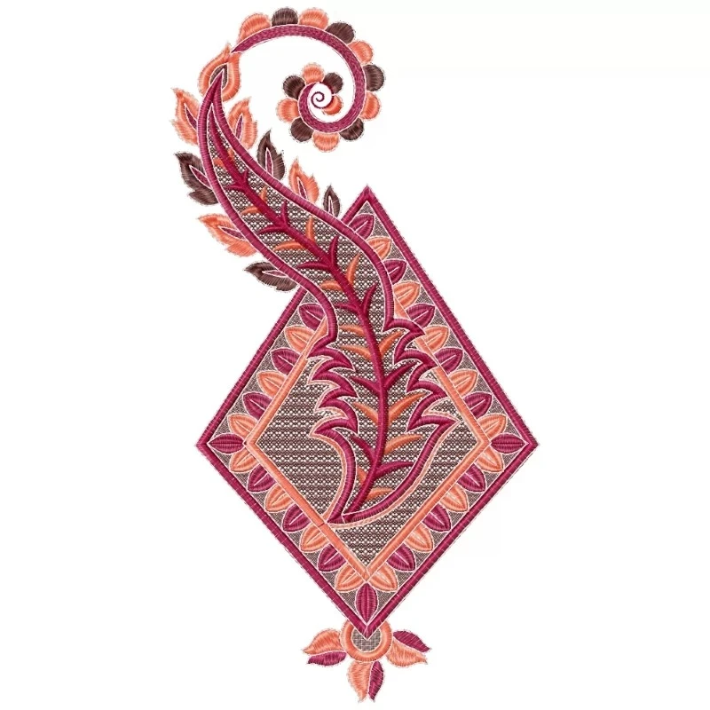 Unique Indian Vintage Embroidery Design