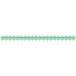 Up and Down Lines Seamless Embroidery Border Motif