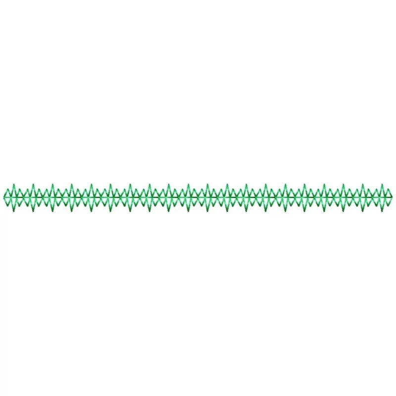 Up and Down Lines Seamless Embroidery Border Motif Up and Down Lines Seamless Embroidery Border Motif