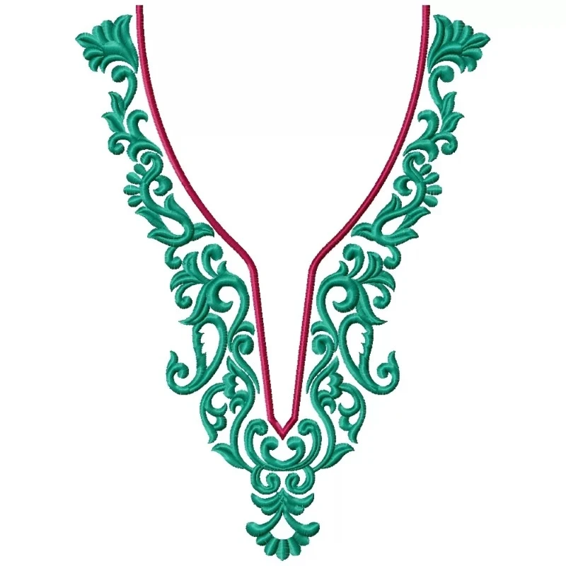 V Shaped Pakistani Neckline Embroidery Design V Shaped Pakistani Neckline Embroidery Design