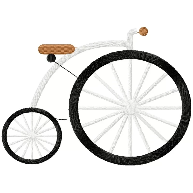 Vintage Cycle Embroidery Design Vintage Cycle Embroidery Design