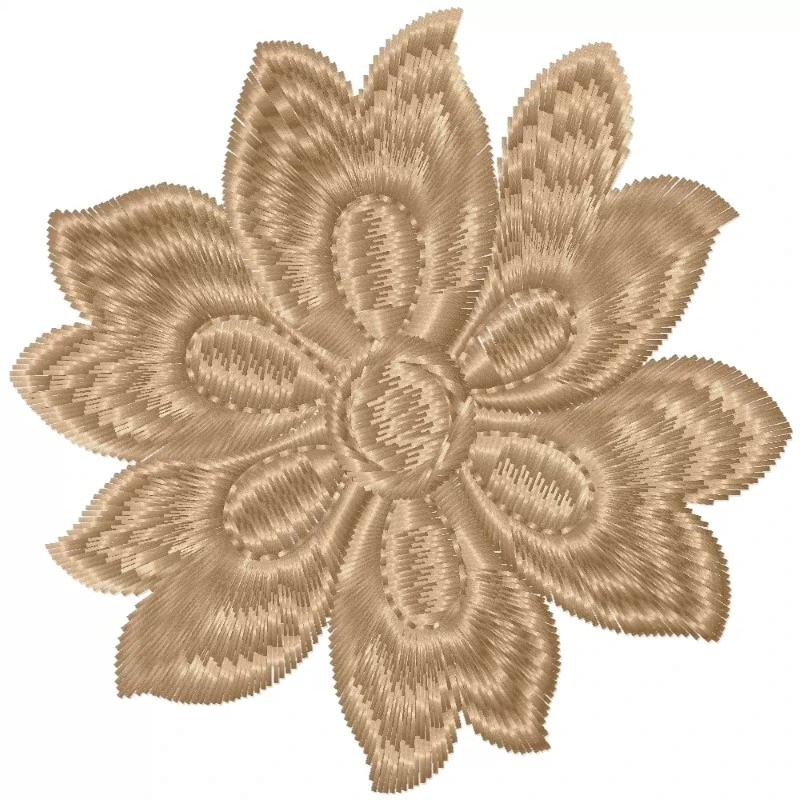 Wild Single Color Flower Design Wild Single Color Flower Design