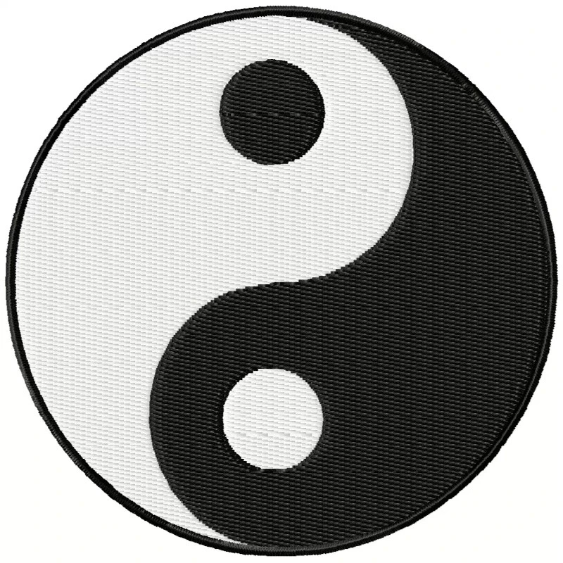 Yin Yang Embroidery Design Yin Yang Embroidery Design