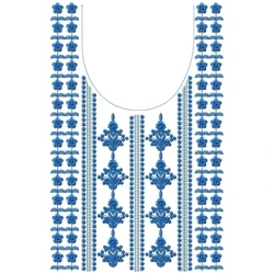 Long Kurti Neckline Embroidery Design