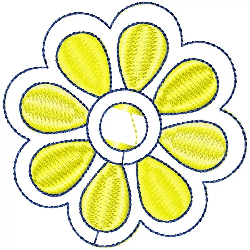 Lovely Flower Machine Embroidery Design