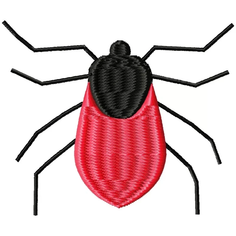 Mite Insect Embroidery Design Mite Insect Embroidery Design