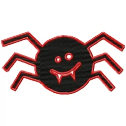 Monster Halloweem Spider Embroidery Design