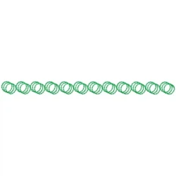 Motif Circle In Circle Continous Embroidery Design