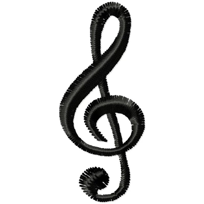 Musical Icon Embroidery Design Musical Icon Embroidery Design