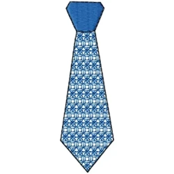 Neck Tie Embroidery Design