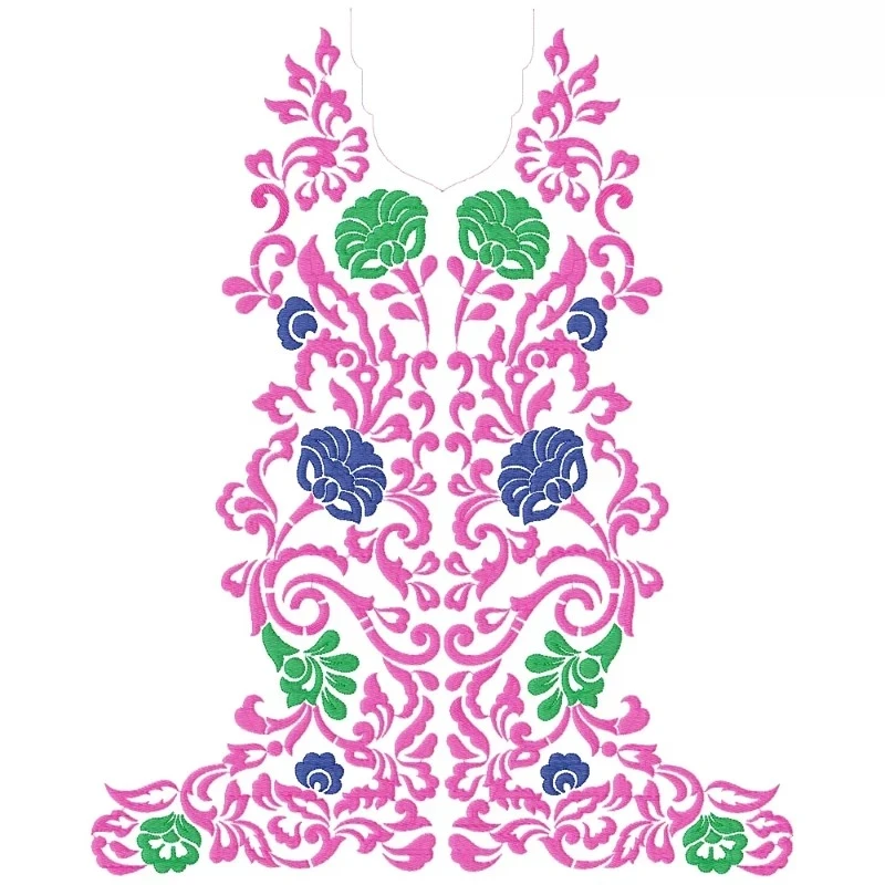 New Complete Dress Embroidery Design New Complete Dress Embroidery Design