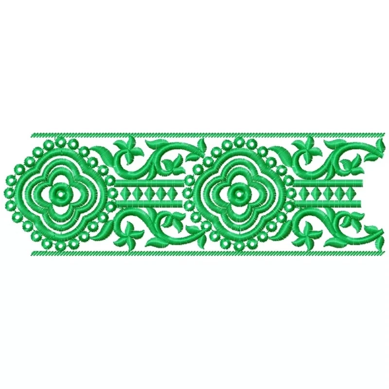 New Continuous Indian Machine Embroidery Border Design New Continuous Indian Machine Embroidery Border Design