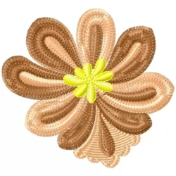 New Delight Flower Embroidery For Clutches And Pillow