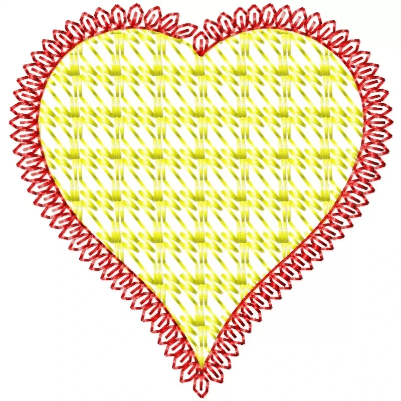 New Motif Valentine Heart Embroidery Design New Motif Valentine Heart Embroidery Design