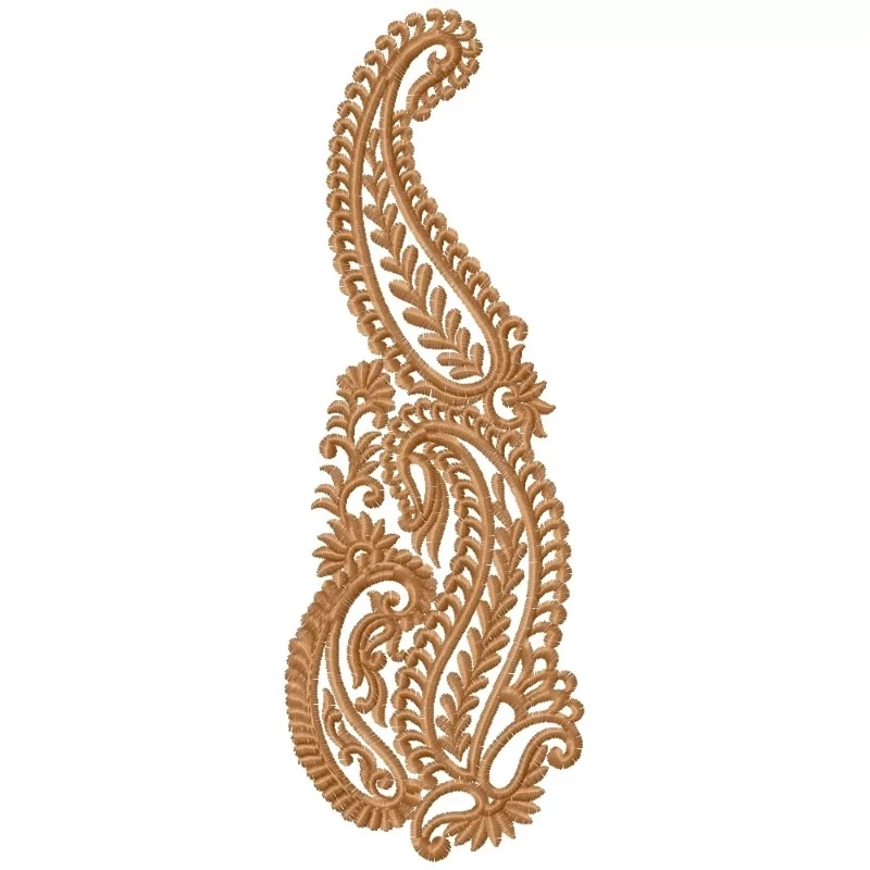 New Paisley Work Machine Embroidery New Paisley Work Machine Embroidery