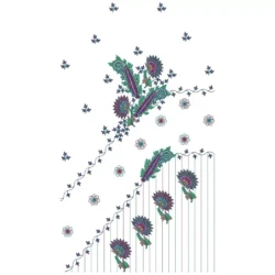 New Sequin Machine Embroidery Full Dress Design