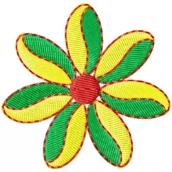 New Simple Flower Machine Embroidery Design