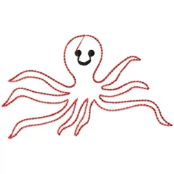 Octopus Outline Embroidery Design