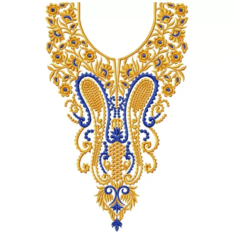 Pakistani Elegant Embroidery Neckline Design Pakistani Elegant Embroidery Neckline Design