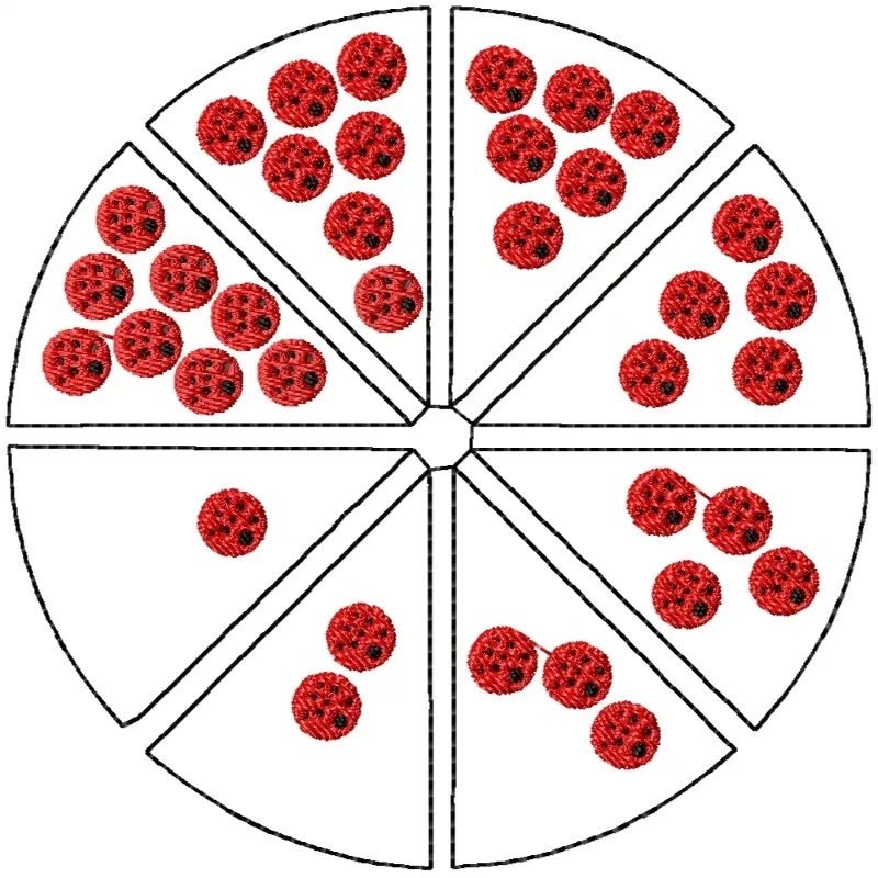 Pizza Embroidery Design Pizza Embroidery Design
