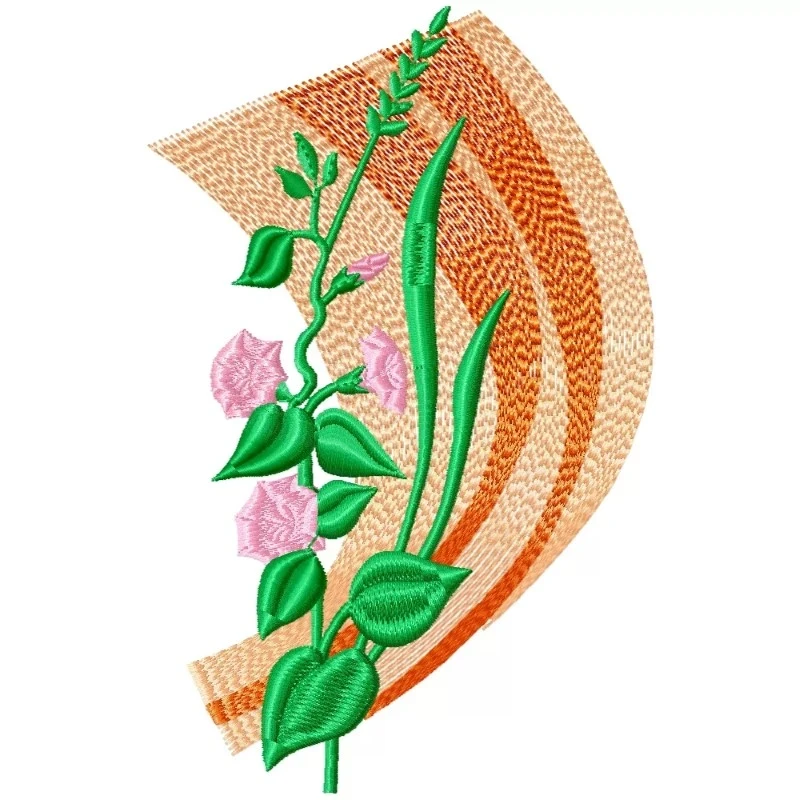 Poster Pattern Floral Machine Embroidery Poster Pattern Floral Machine Embroidery