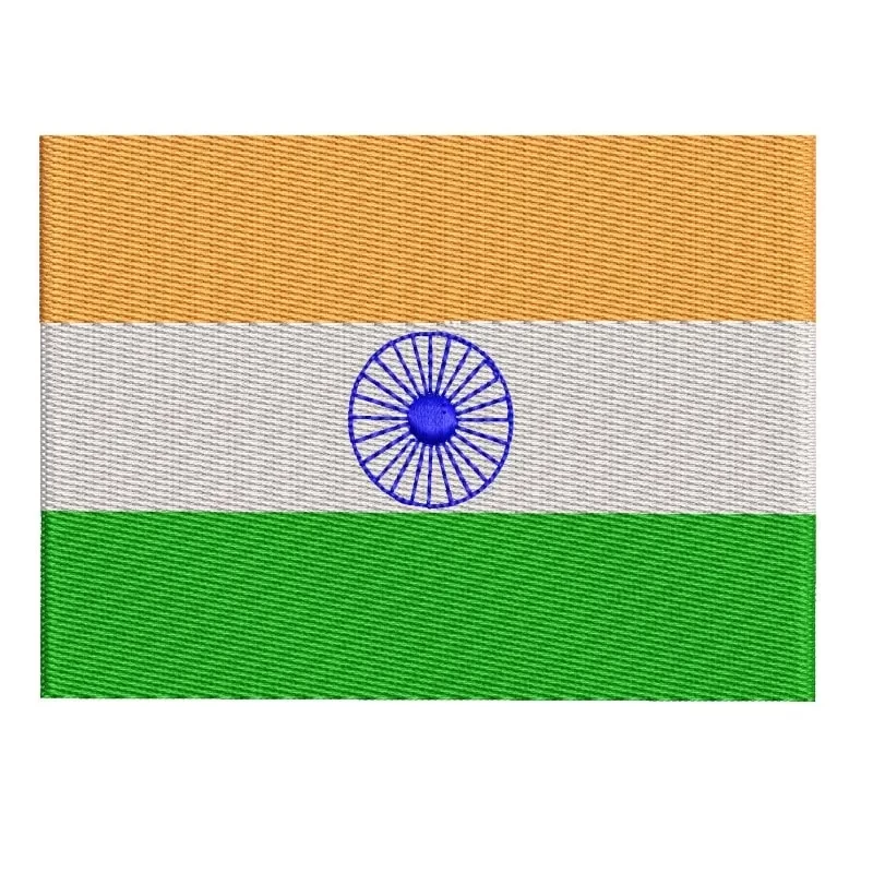 Indian Flag Embroidery Design