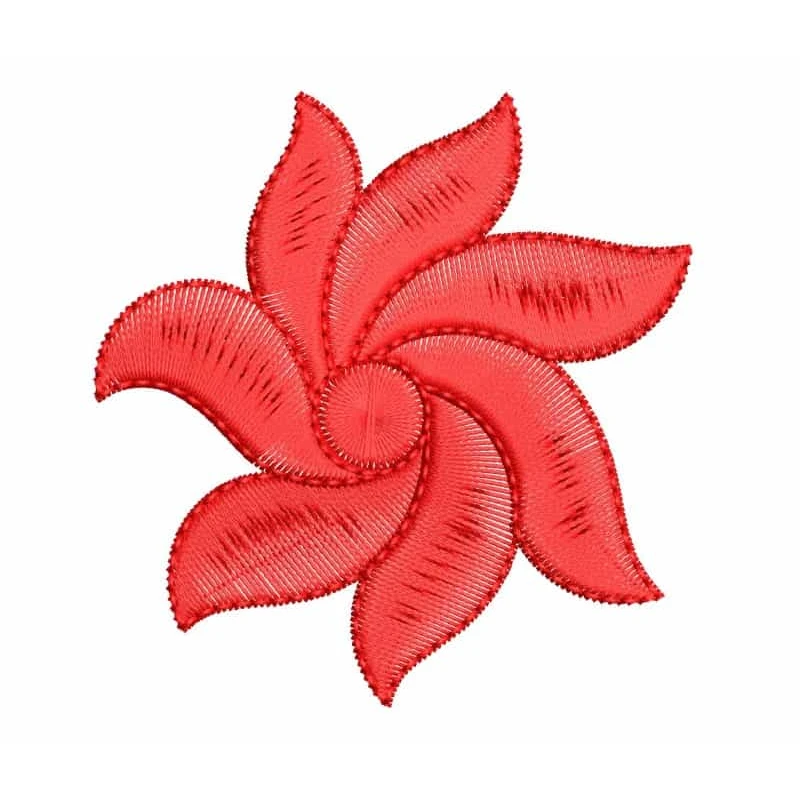 Floral Star Machine Embroidery Design Floral Star Machine Embroidery Design