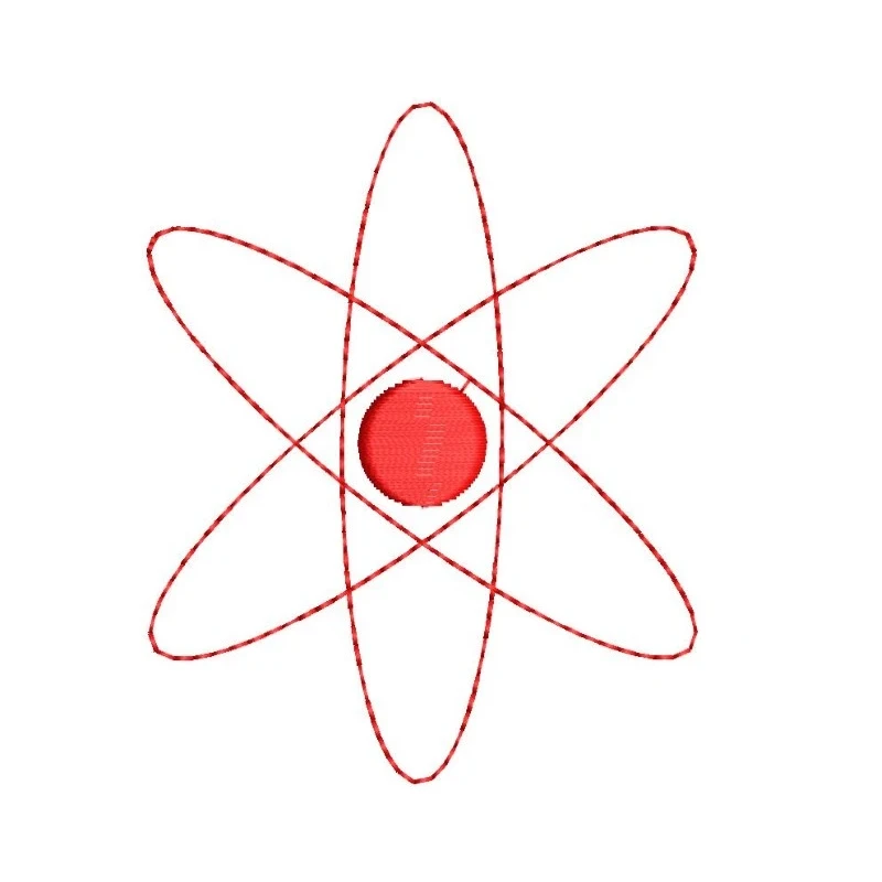 Atomic Energy Science Embroidery Design Atomic Energy Science Embroidery Design